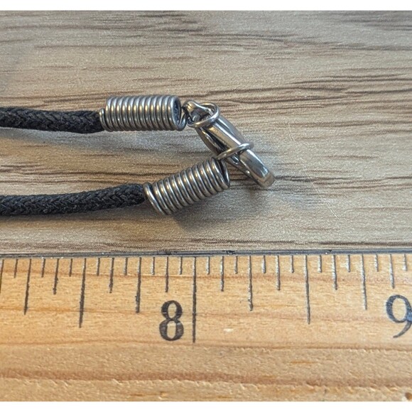 Comedy Tragedy Masks Charms Leather Handmade Unisex Necklace - Picture 4 of 4